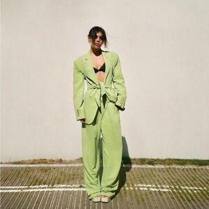 ✨Zara Pistachio Green Multi-Ways Sz XS Blazer✨